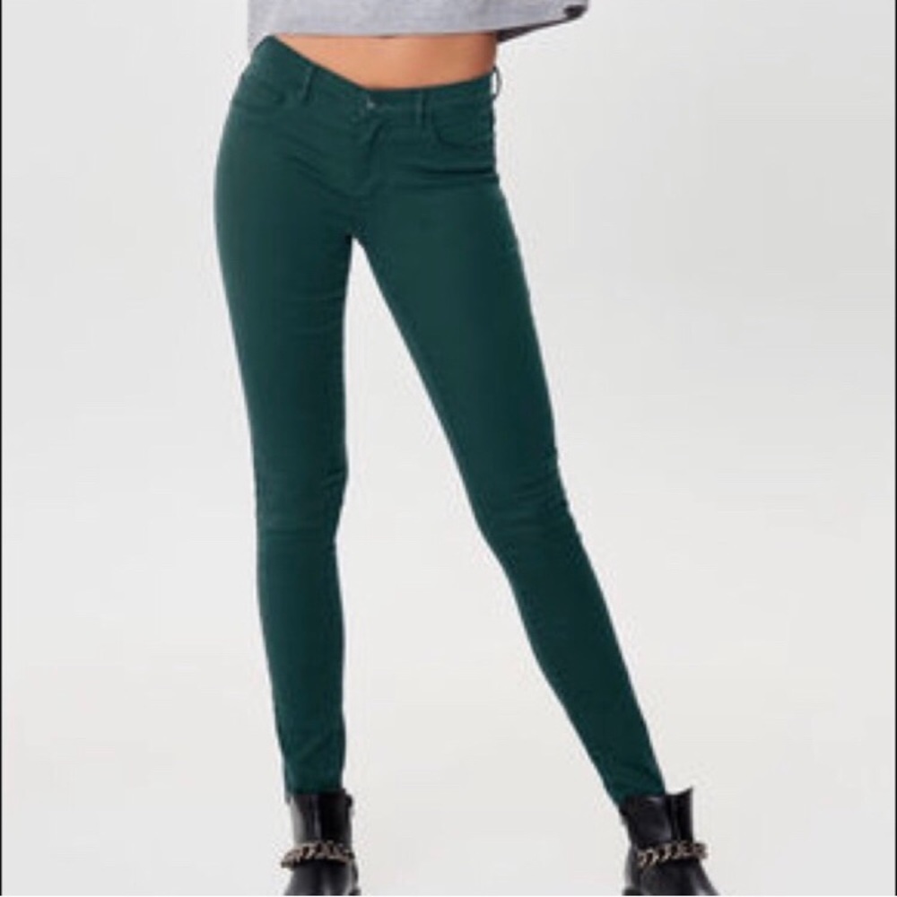 ⚡️7FAM green Skinny Jeans